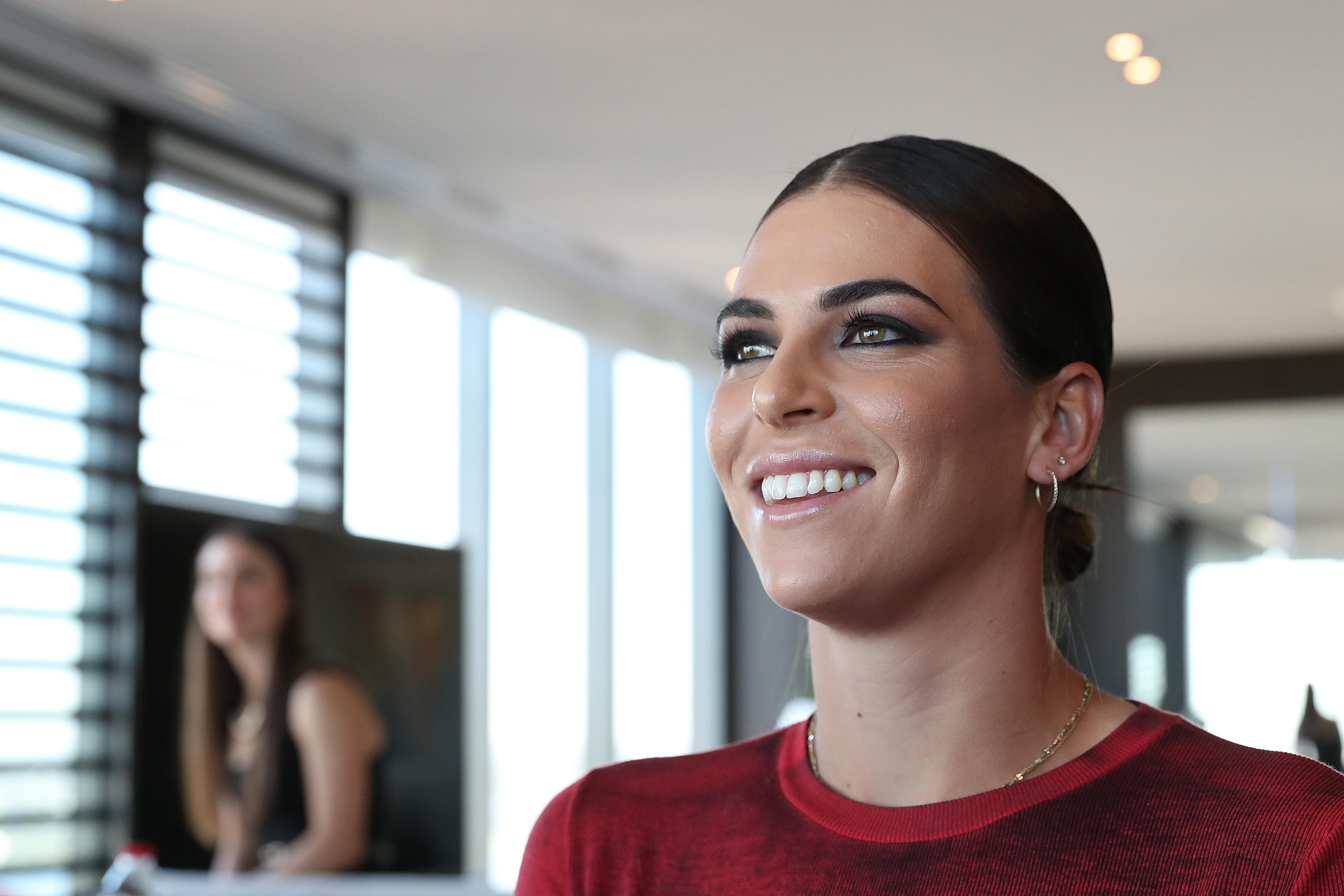 Ajla Tomljanovic prima della finale di Fed Cup a Perth