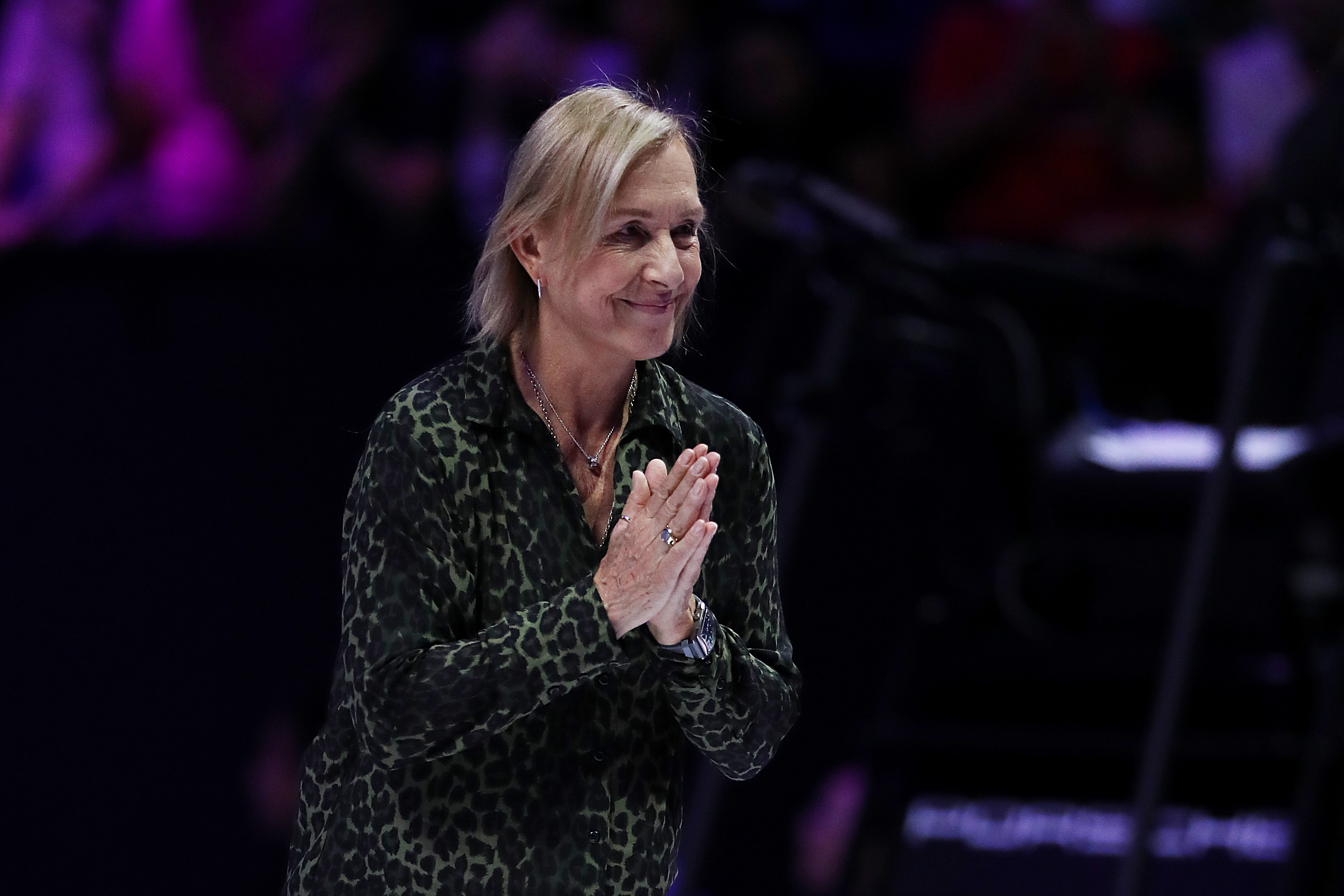 Martina Navratilova a Shenzhen