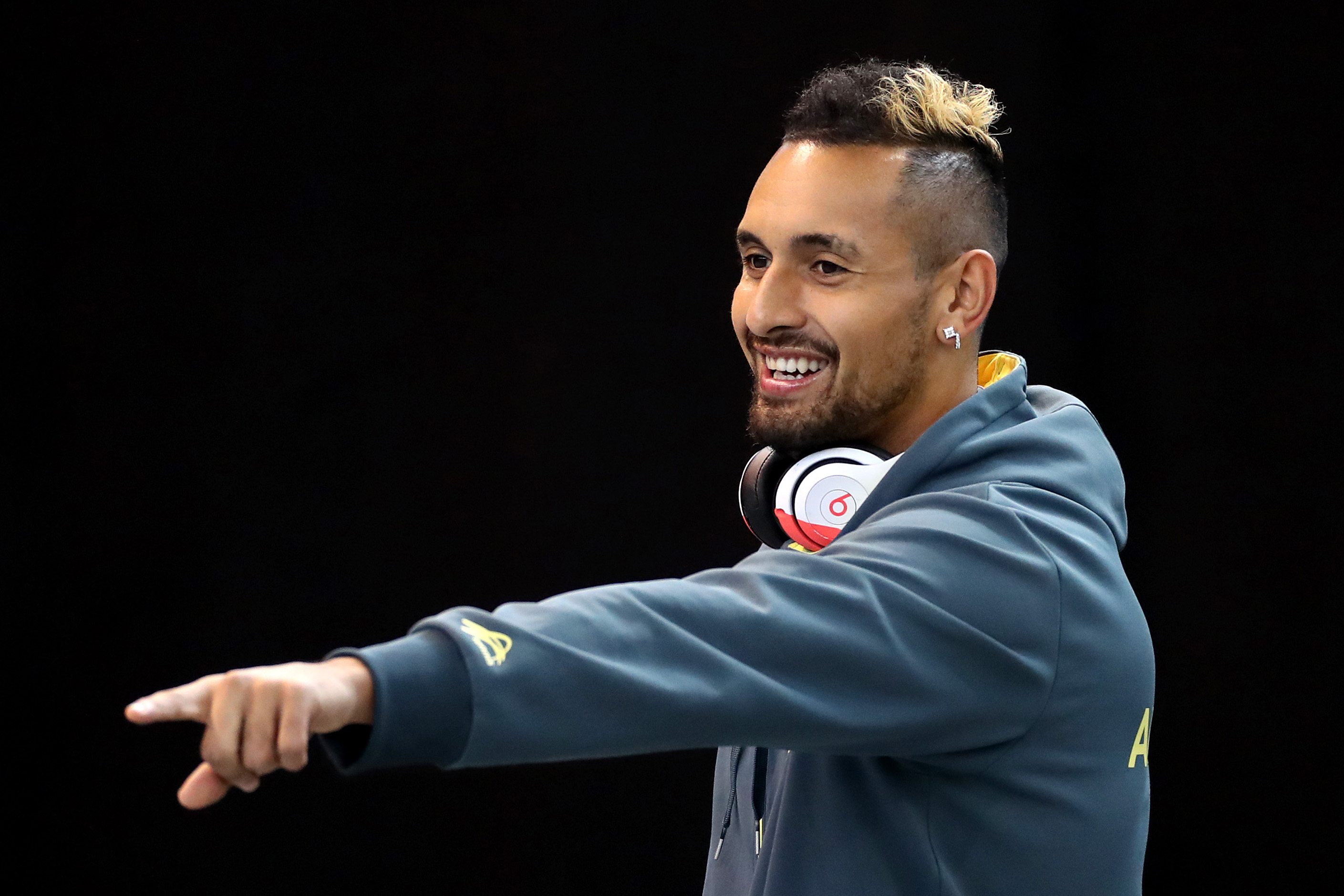 Nick Kyrgios alle finali di Coppa Davis di Madrid