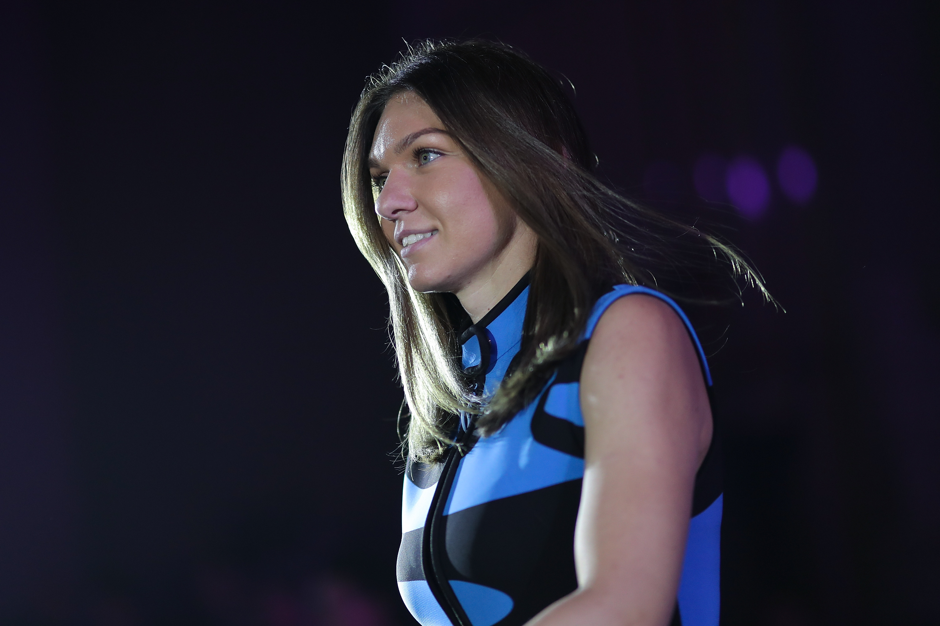 Simona Halep al gala di Shenzhen