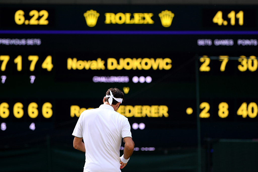 Roger Federer a Wimbledon