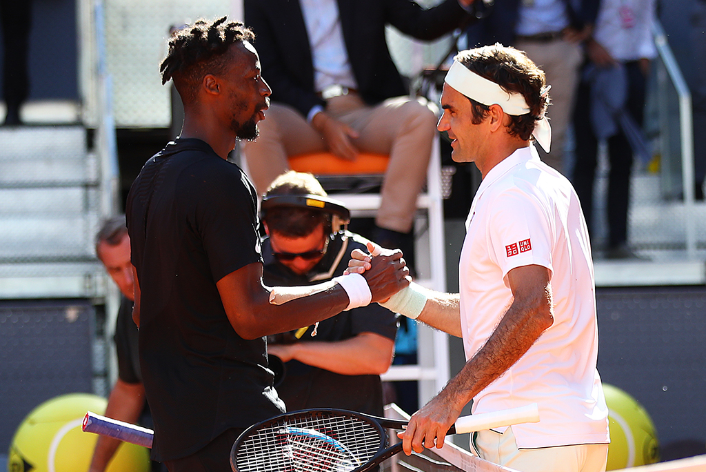 Roger Federer e Gael Monfils