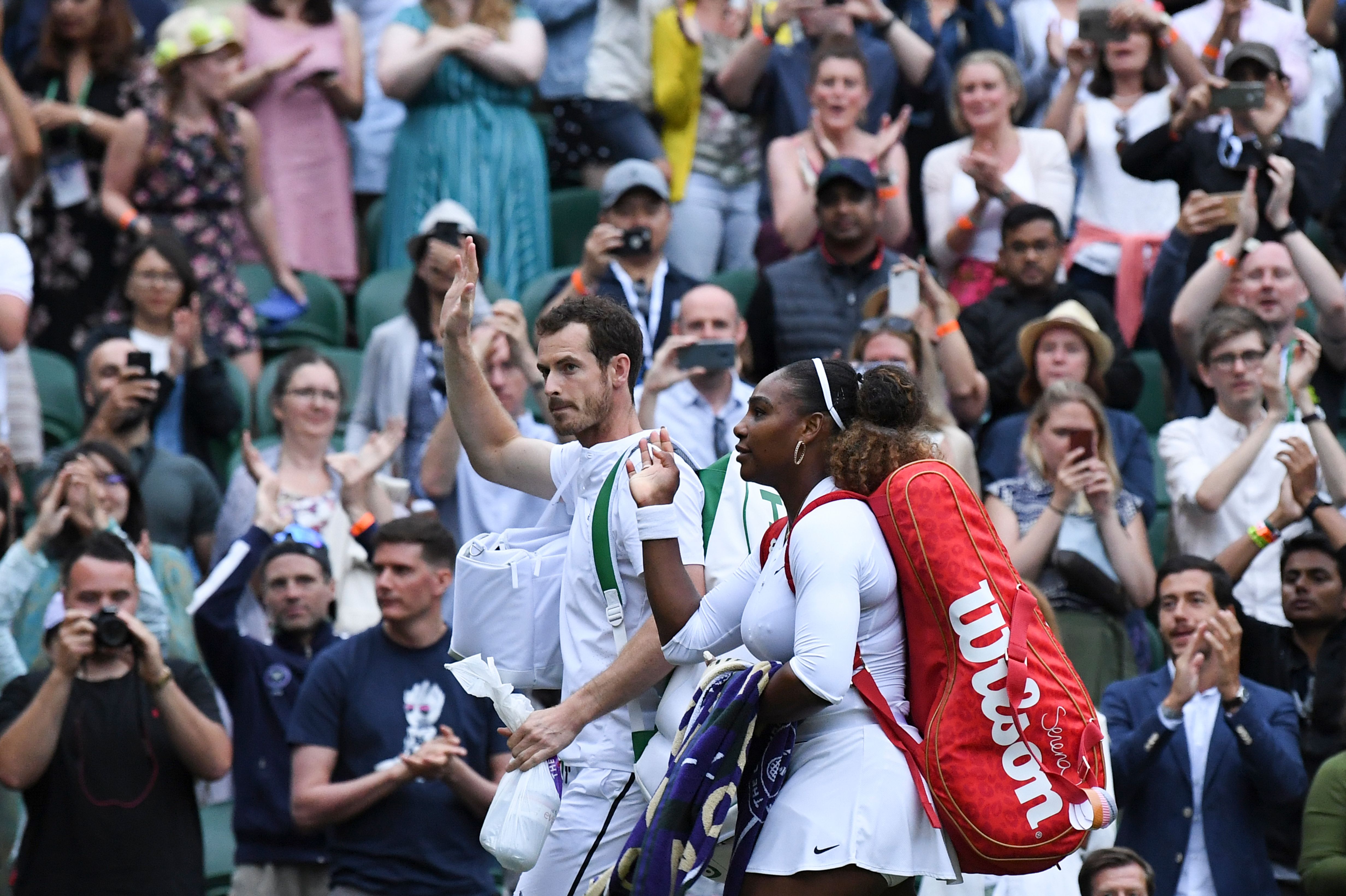 Andy Murray e Serena Williams