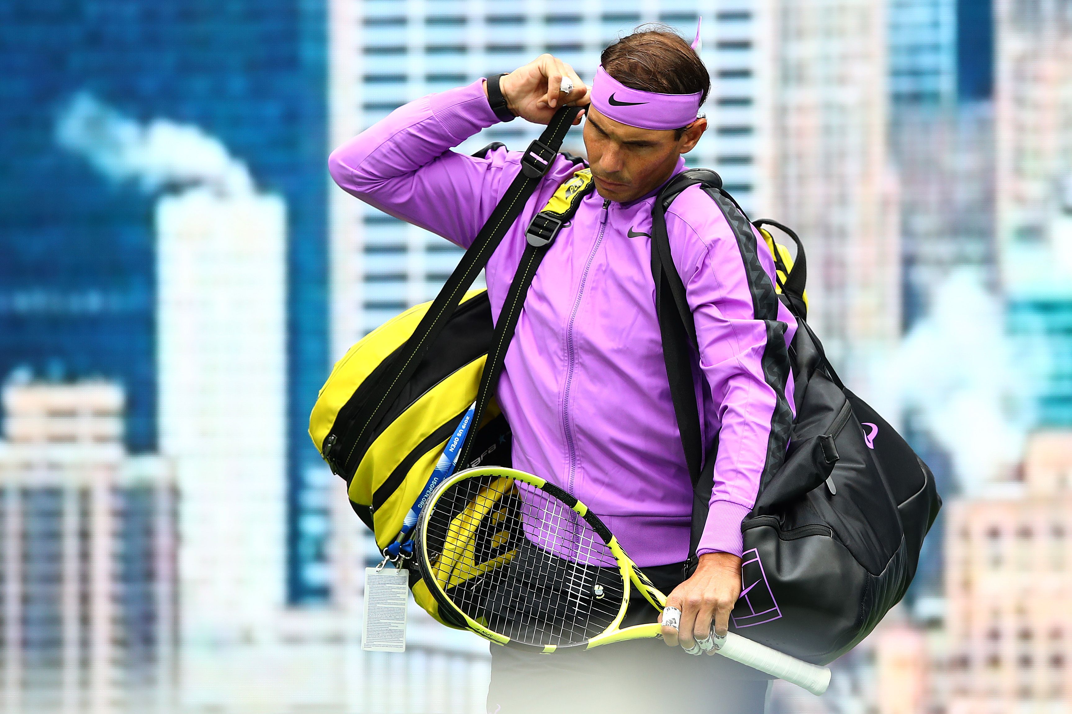 Ingresso in campo di Nadal