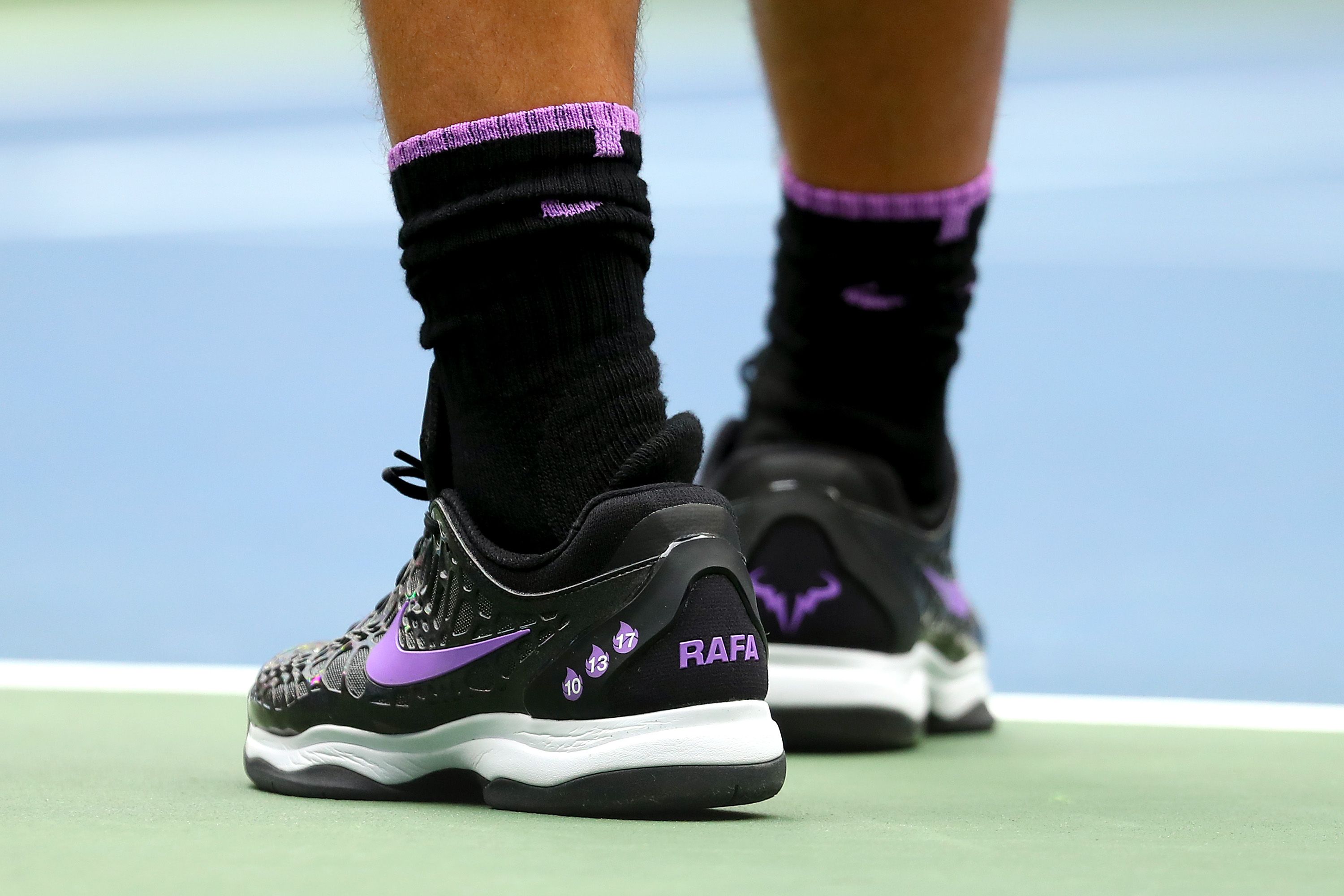Le scarpe di Nadal a New York
