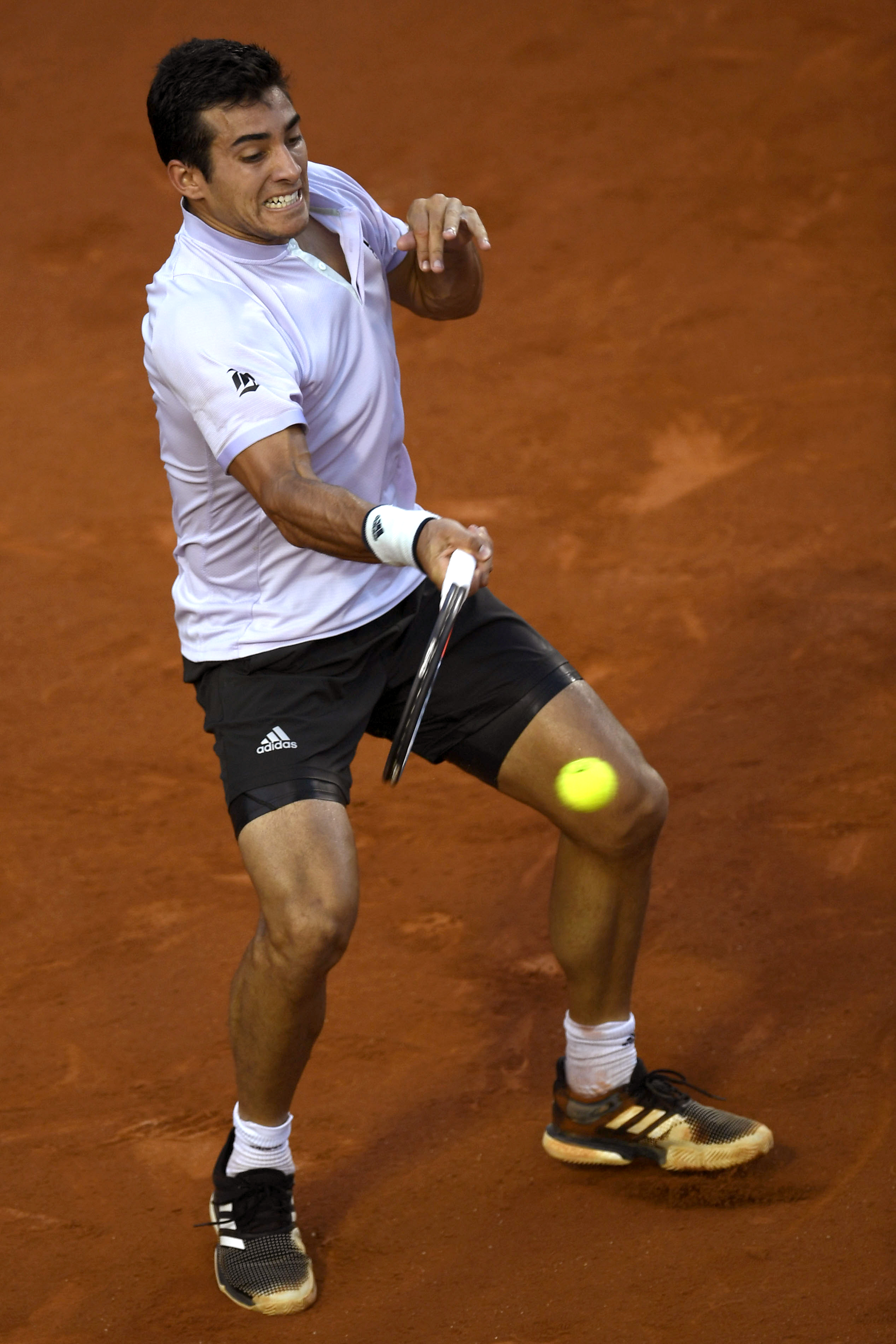 Un'arma che Cristian Garin sfrutta sempre a suo vantaggio è la grande potenza che riesce a produrre con il suo diritto