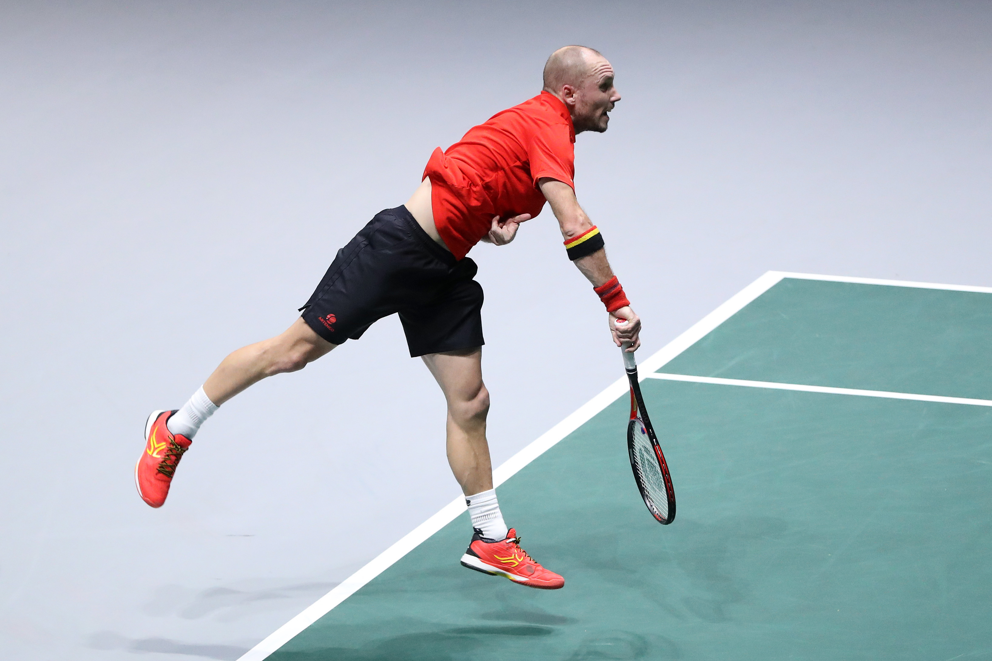 abbigliamento e diviso delle nazionali finali di Coppa Davis