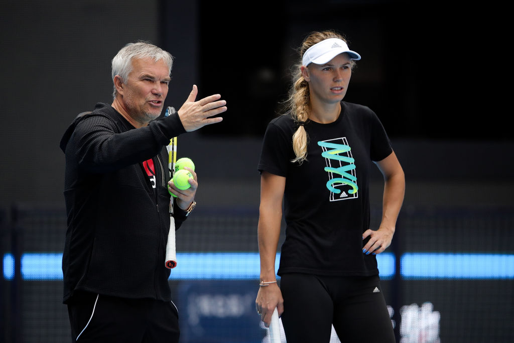 Piotr Wozniacki, padre e coach di Caroline