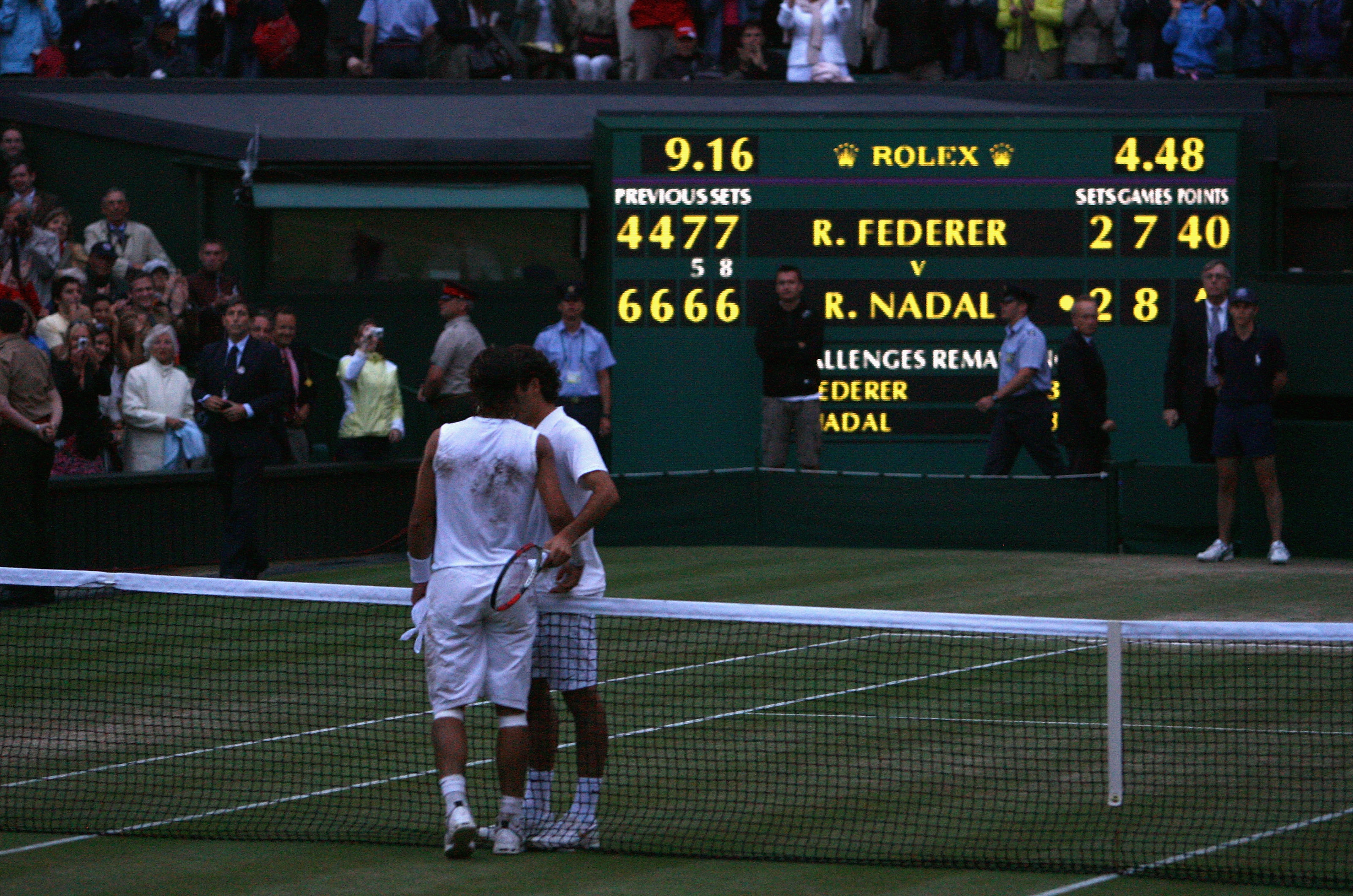 Federer Nadal story a Wimbledon