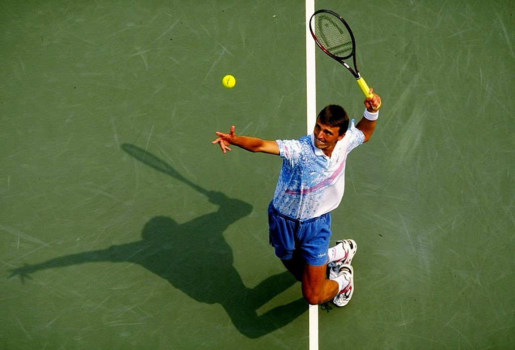 Goran Ivanisevic al servizio