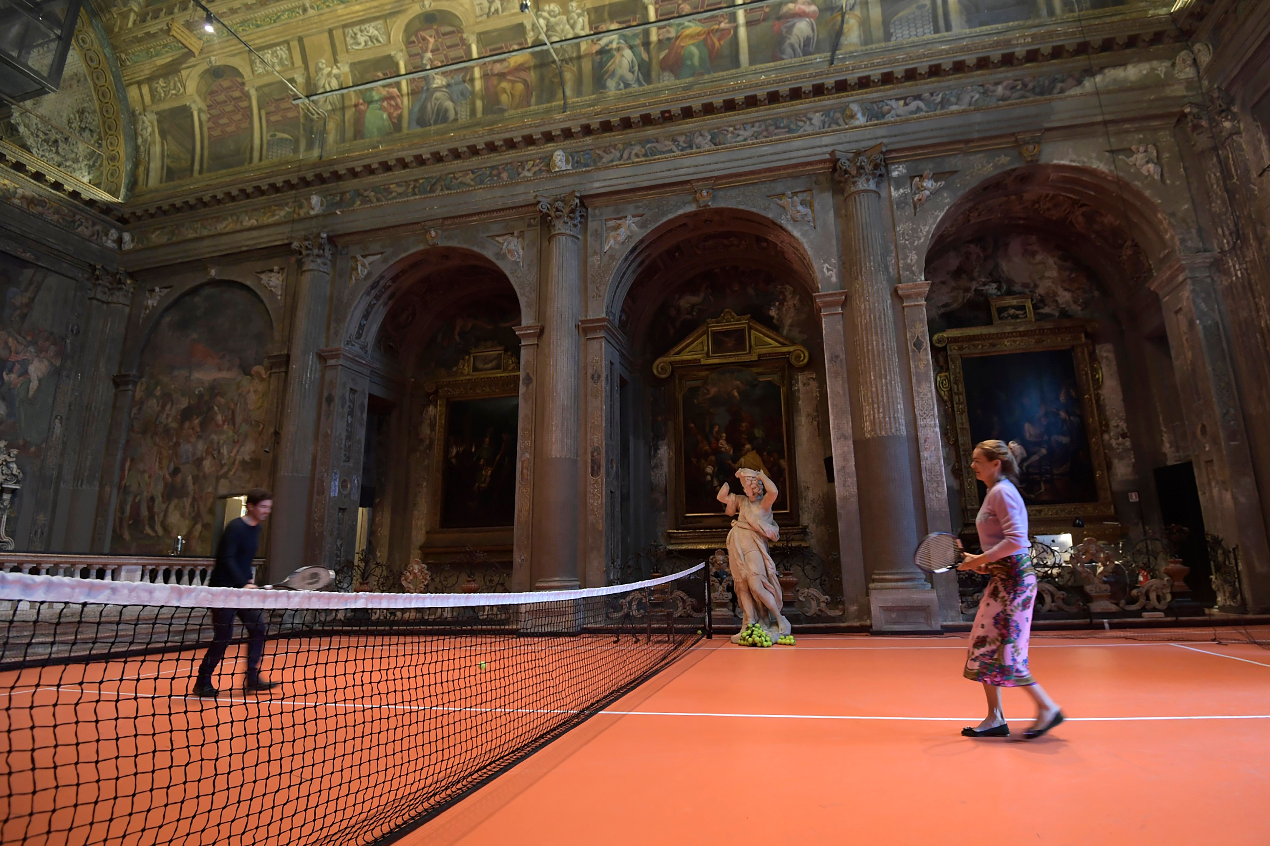 tennis in chiesa