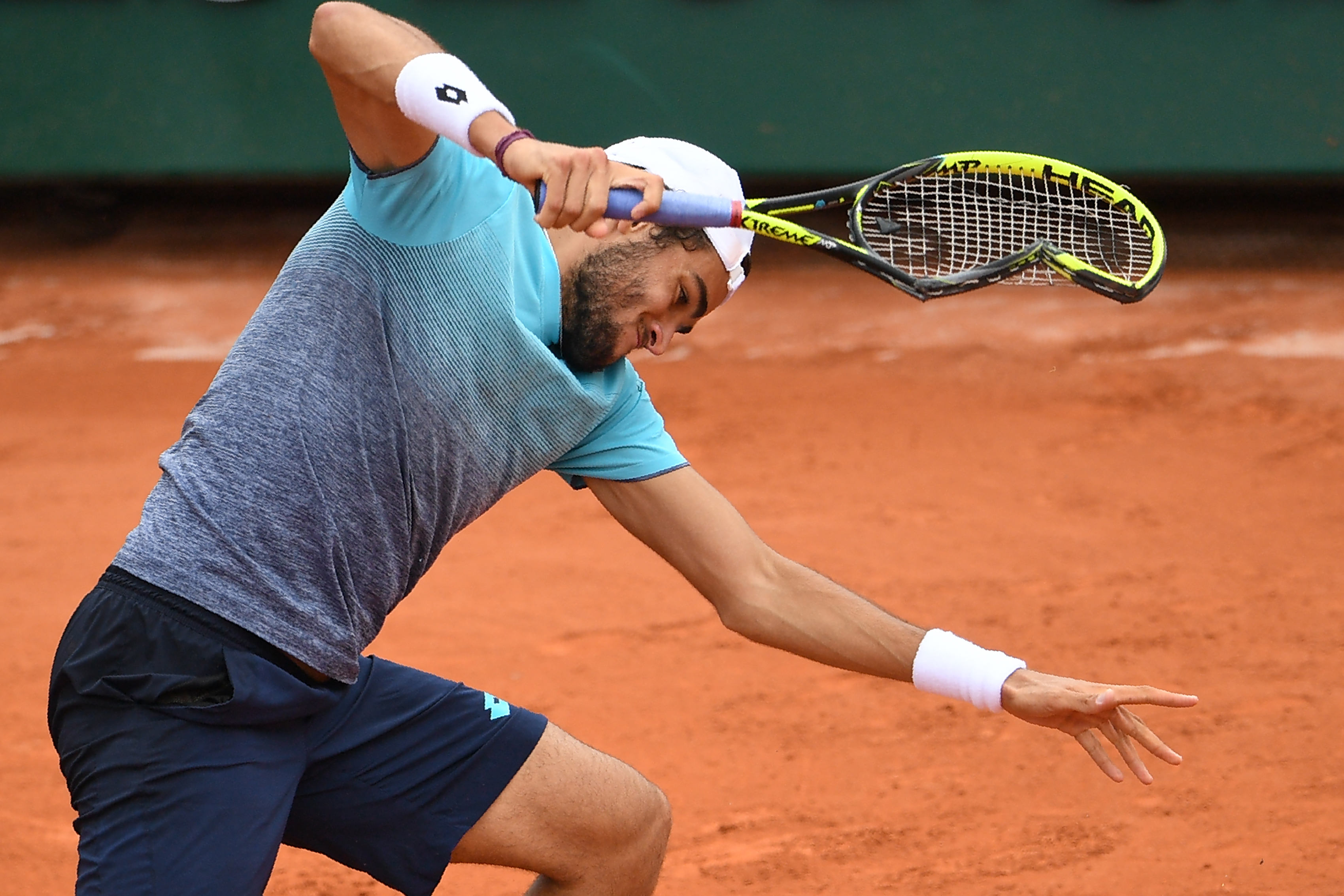 racchette da tennis rotte