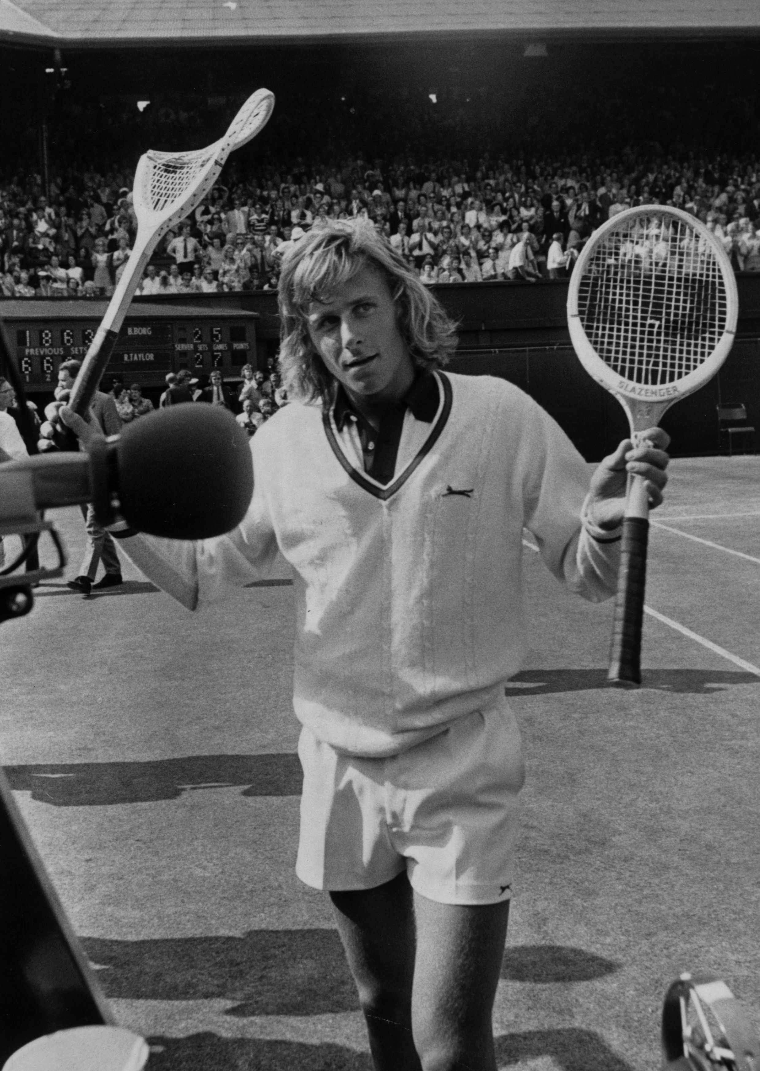 racchette da tennis rotte