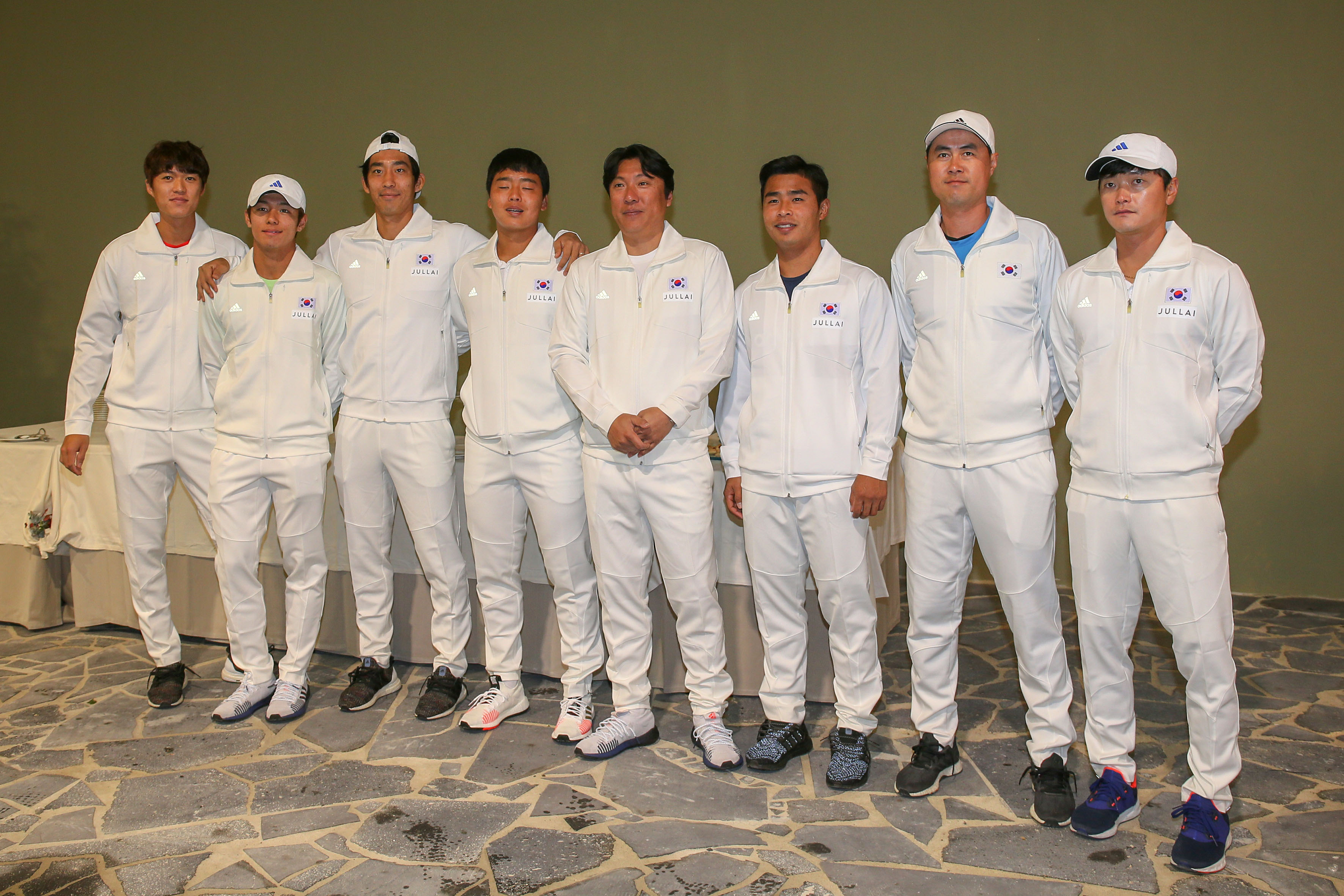 Coppa Davis: la squadra della Corea del Sud