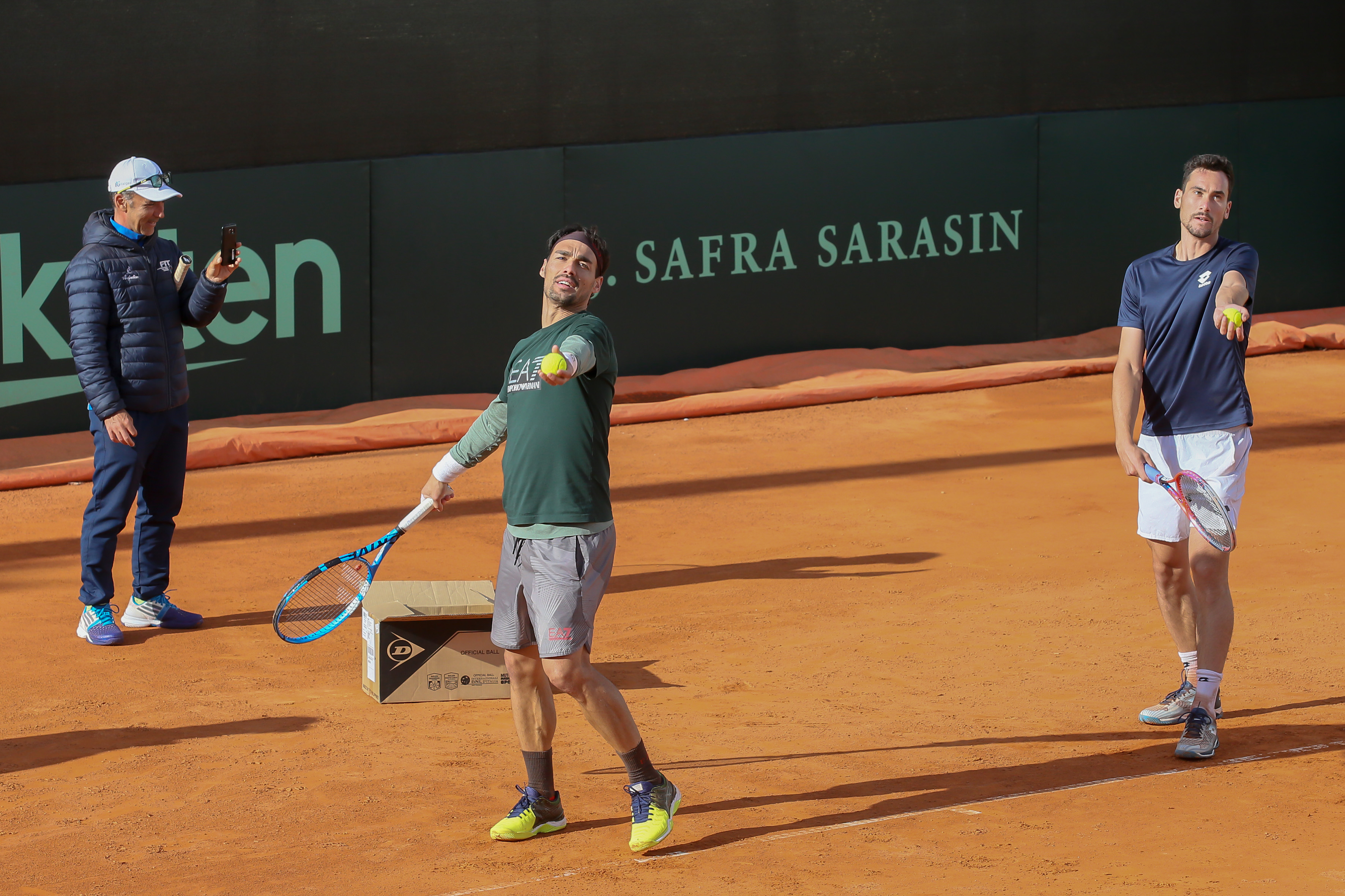 Fabio Fognini e Gianluca Mager
