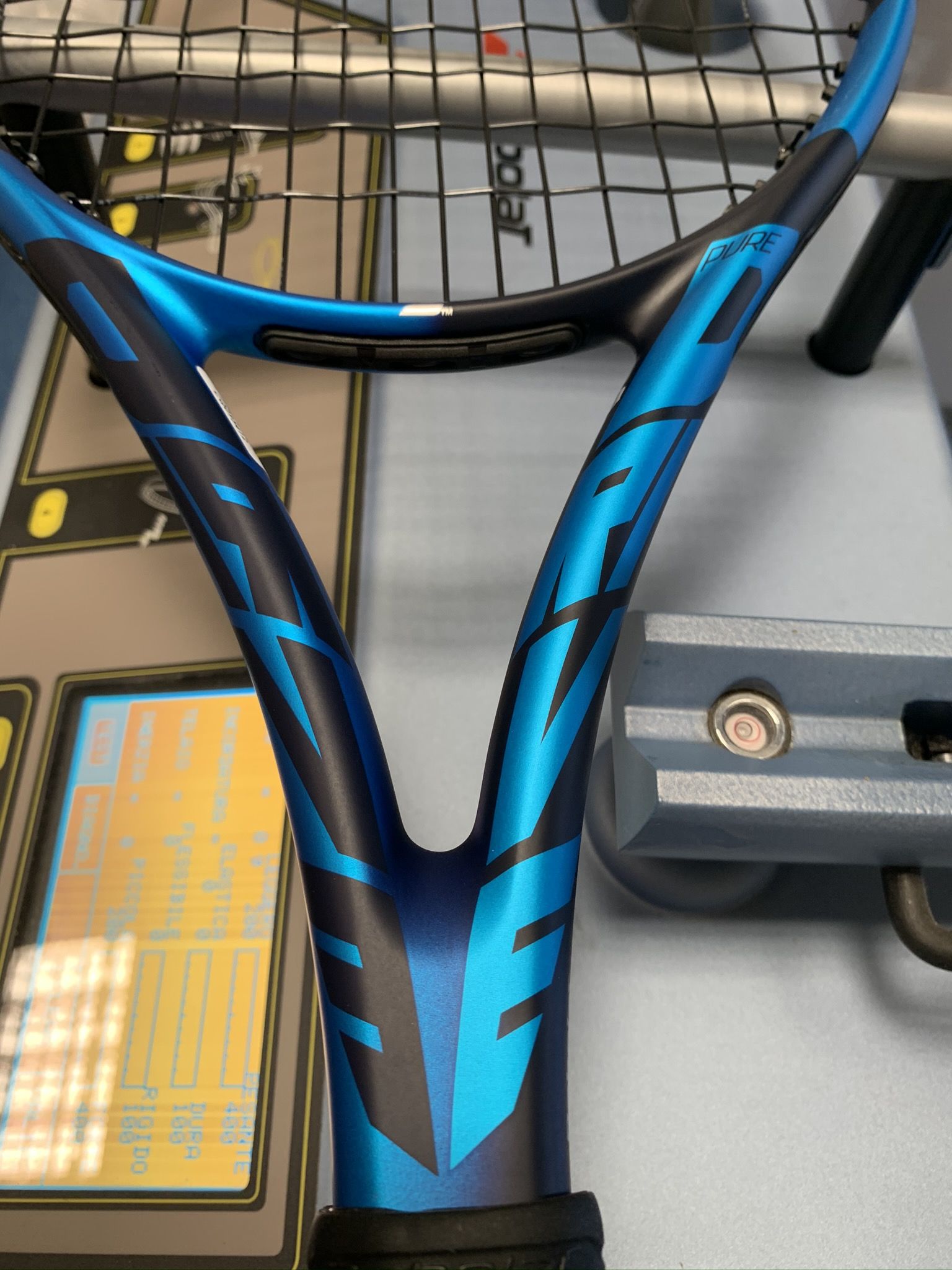 Il cuore della racchetta con la grafica Pure Drive