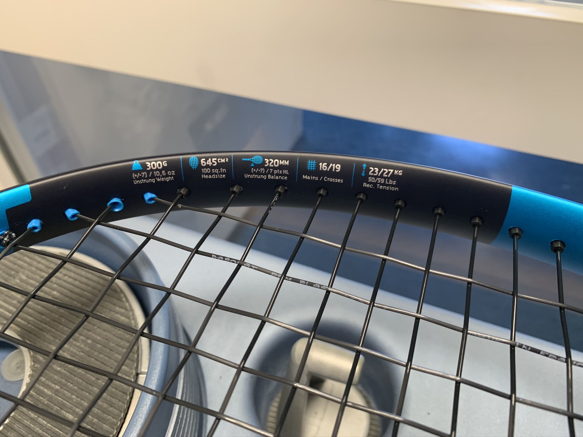 Le specifiche tecniche impresse sul telaio