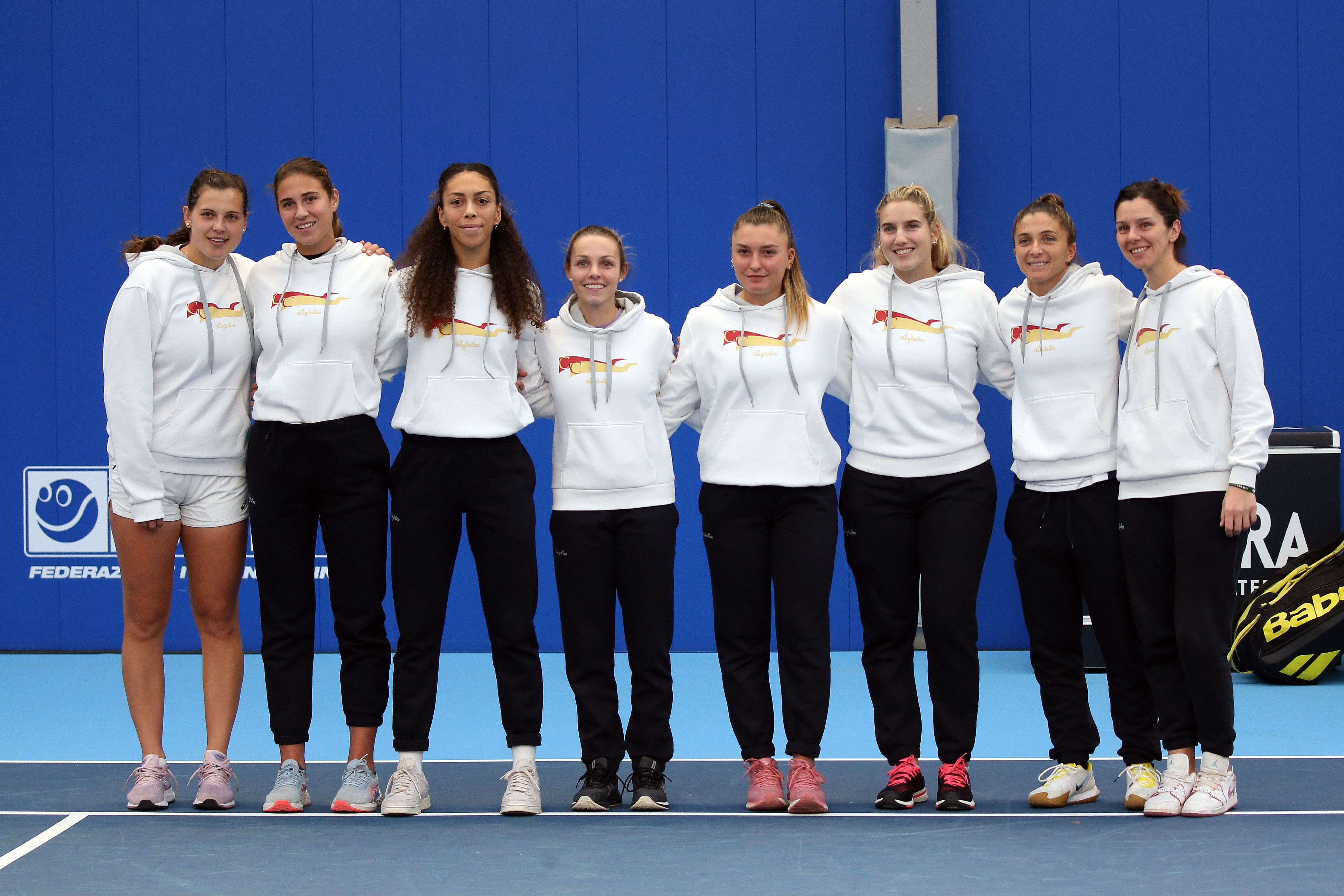 La squadra della SC Casale nella finale di Serie A1 femminile (foto Sposito)