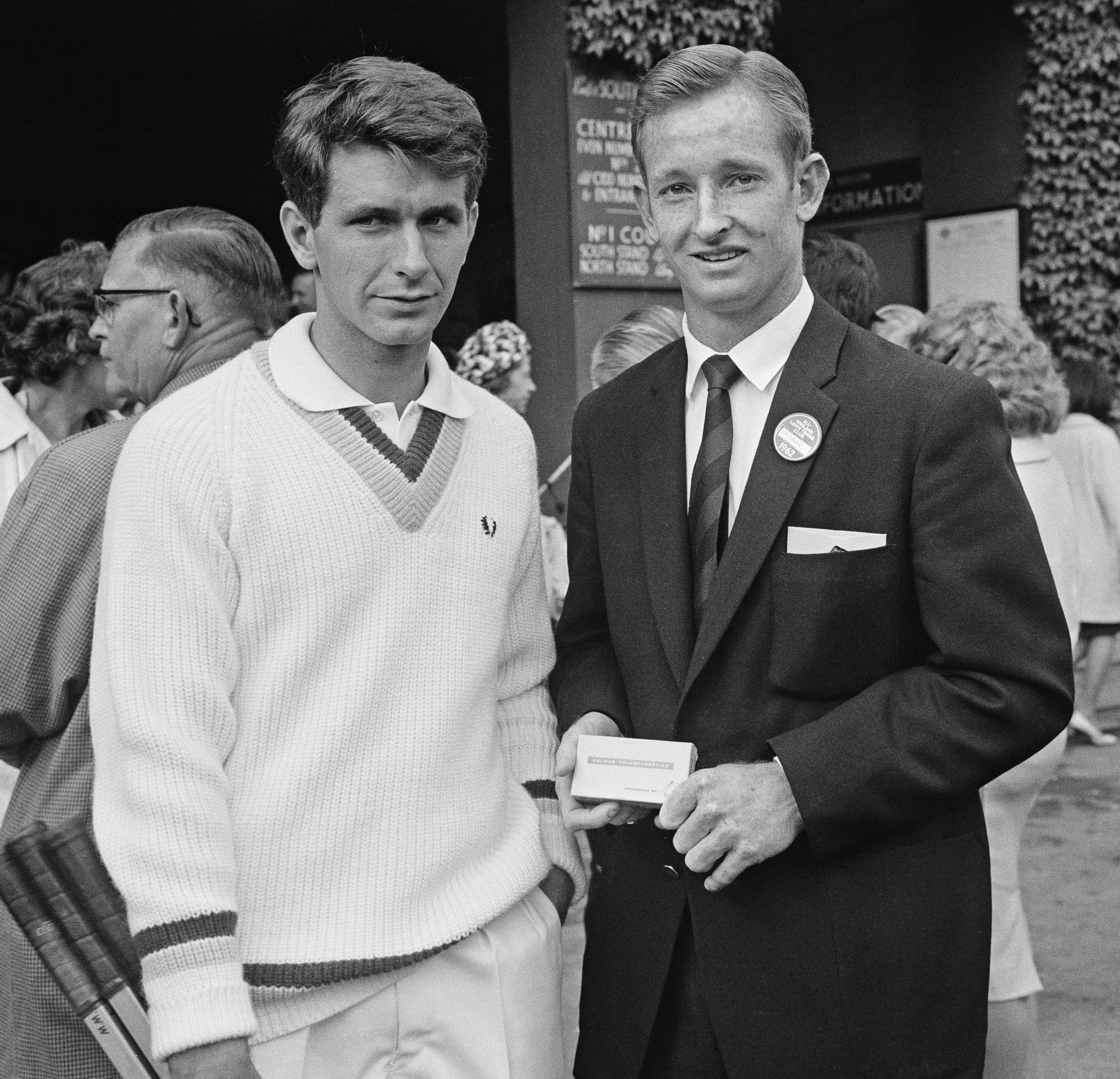 Rod Laver con Martin Mulligan