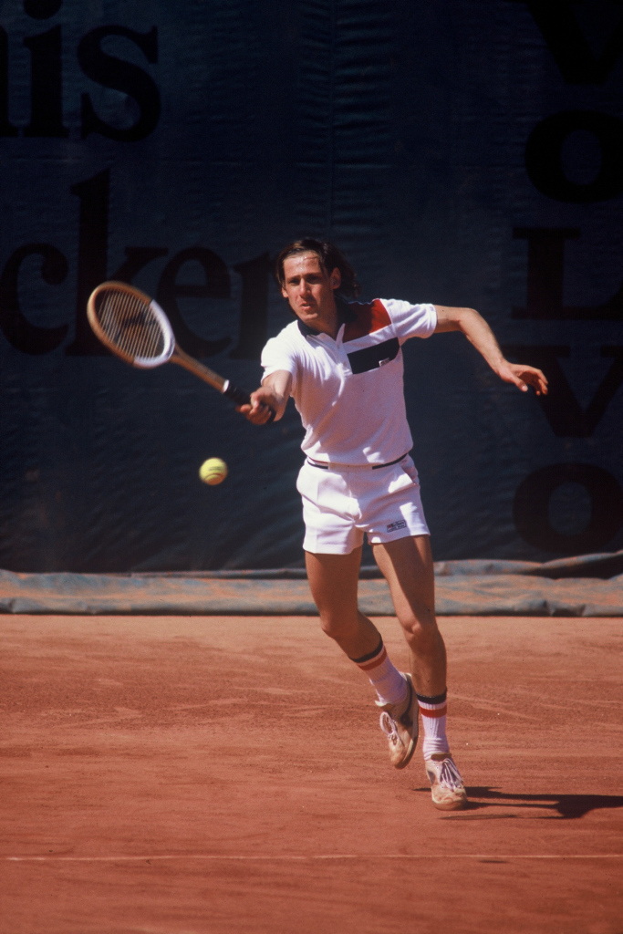 Corrado Barazzutti in azione (Foto FITP)