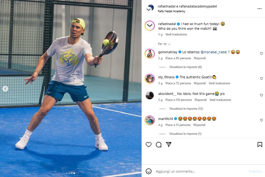 Visti dai social: Rafa con la pala, Matteo con la padella e il Marg-Aryna