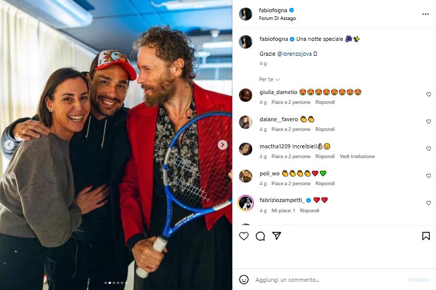 Visti dai social: la racchetta di Jova e il parcheggio da numero 1