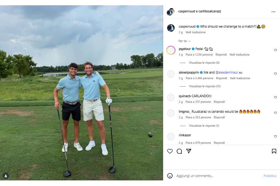 Visti dai social: tennisti golfisti e i parcheggi di Cincinnati