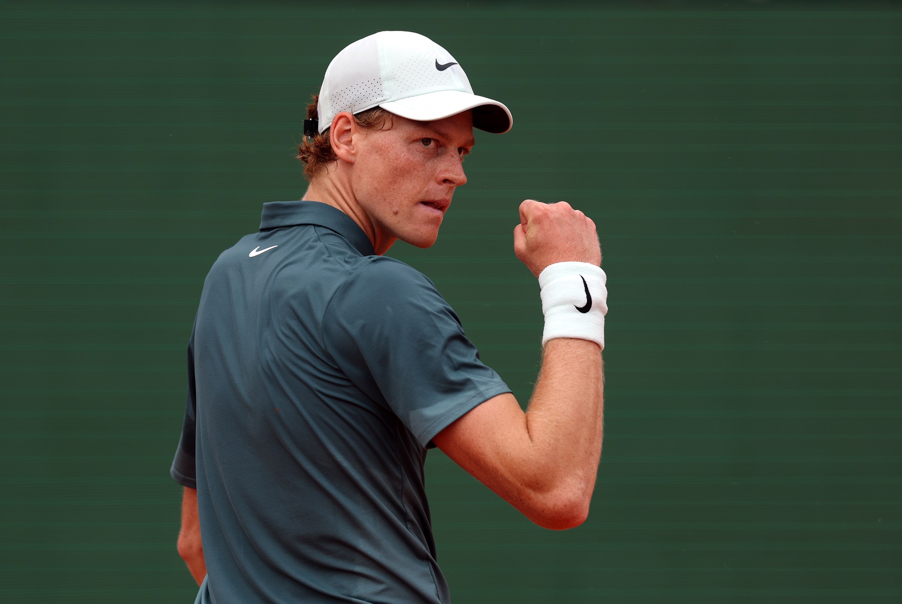 La grinta di Jannik Sinner (foto Getty Images)