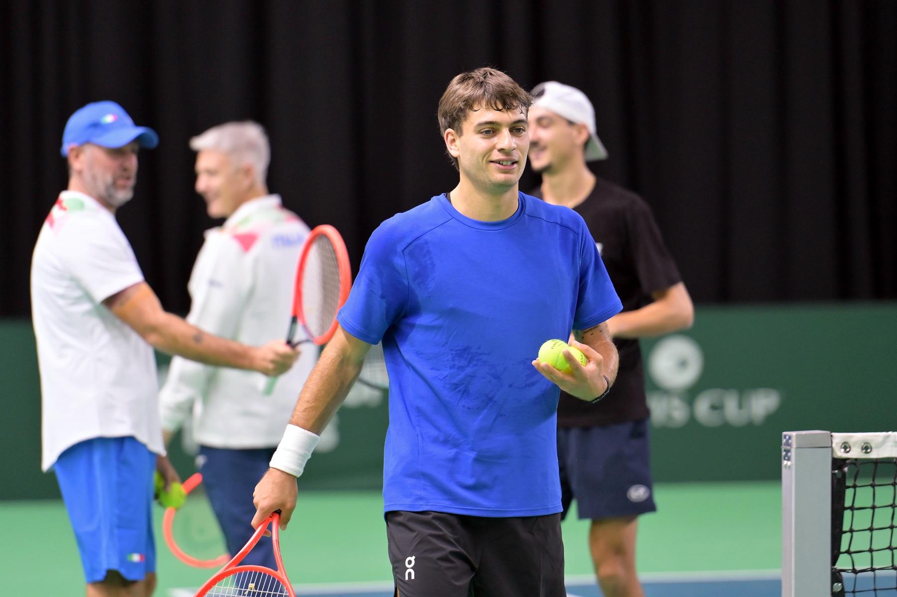 Davis Cup Finals 8, l'Italia al lavoro