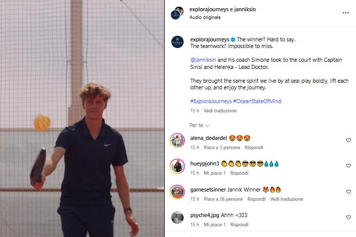 Visti dai social: il nuovo spo(r)t di Sinner e i marshmallow di Naomi