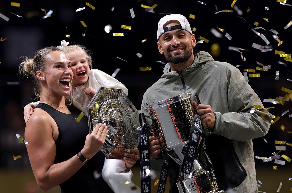 Kyrgios e Sabalenka, le immagini più belle