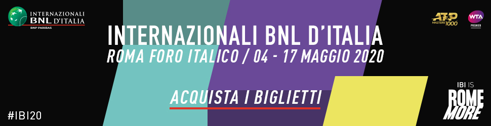 Acquista un ticket per gli Internazionali Bnl d'Italia 2020