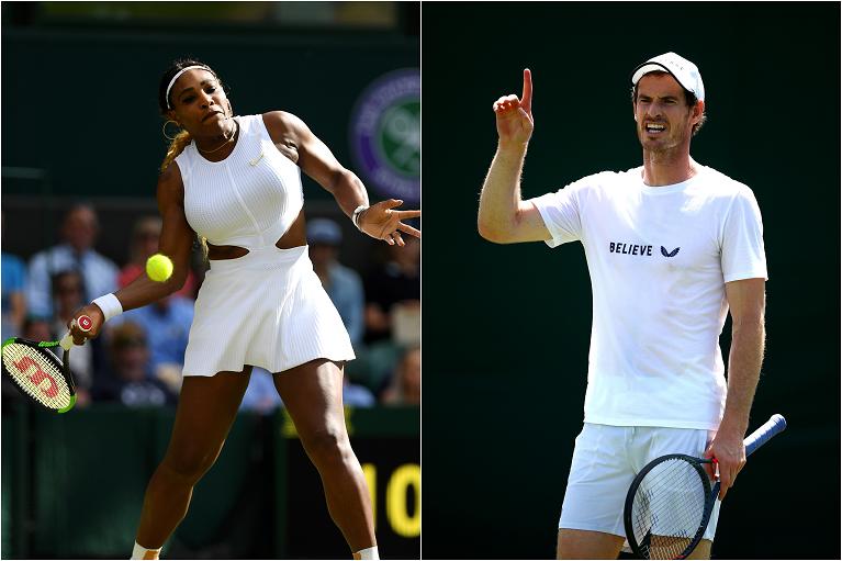 Serena Williams e Andy Murray