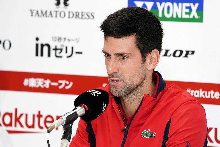 Djokovic tokyo conferenza stampa