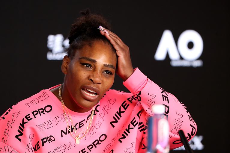Serena Williams nella conferenza stampa post-sconfitta contro Qiang Wang