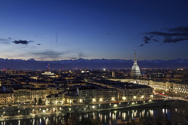 Una veduta panoramica di Torino