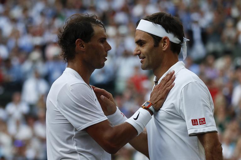 Nadal vs Federer in semifinale Wimbledon 2019