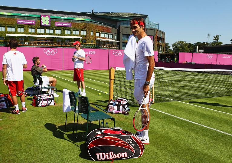 Federer alle Olimpiadi di Londra 2012 sull'erba di Wimbledon