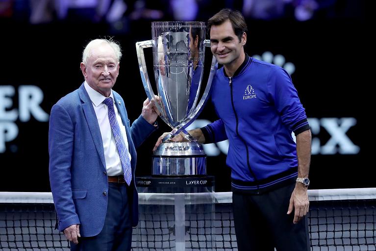 Rod Laver e Roger Federer