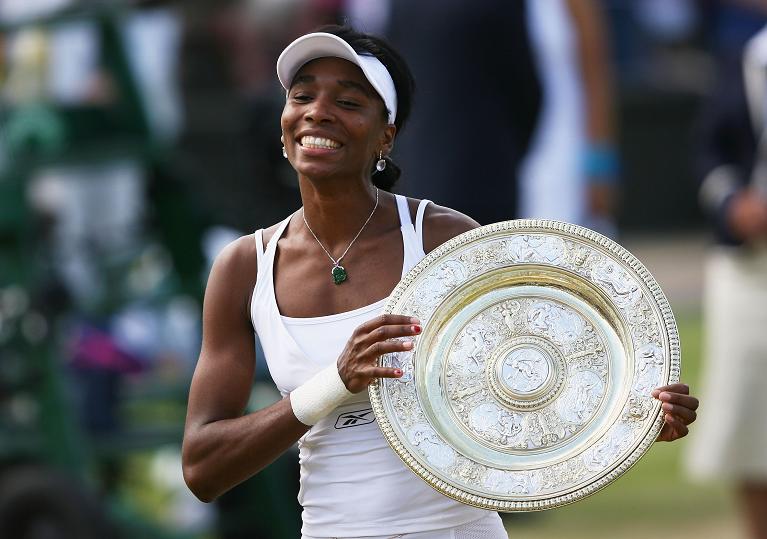 Venus Williams vincitrice a Wimbledon nel 2007