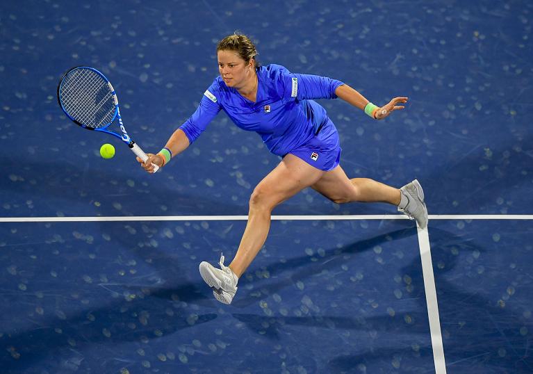 Kim Clijsters, sconfitta a Dubai contro Garbine Muguruza 