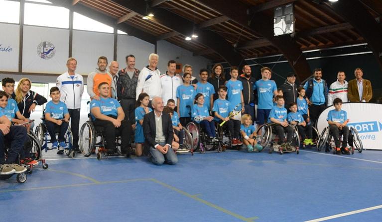 La prima tappa dello Junior Wheelchair Tennis Trophy FIT Kinder+Sport alla Canottieri Baldesio Cremona