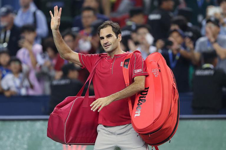 Roger Federer saluta Shanghai