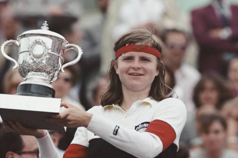 Hana Mandlikova vincitrice al Roland Garros nel 1981