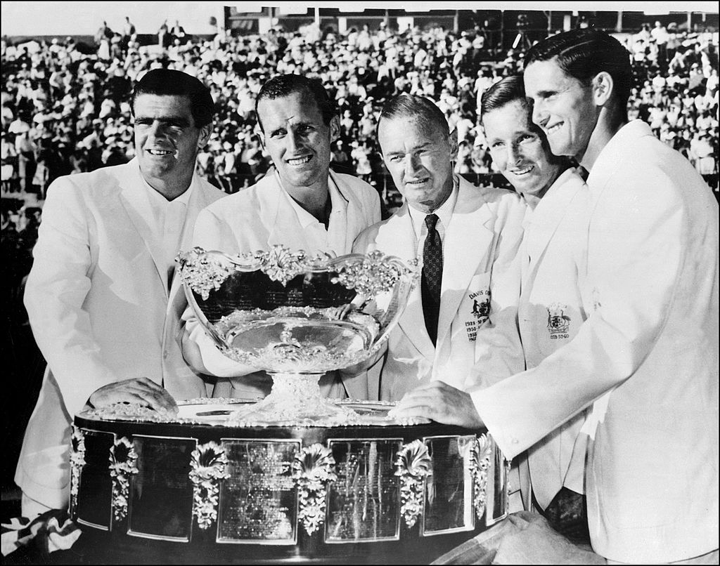 La squadra australiana di Davis nel 1961
