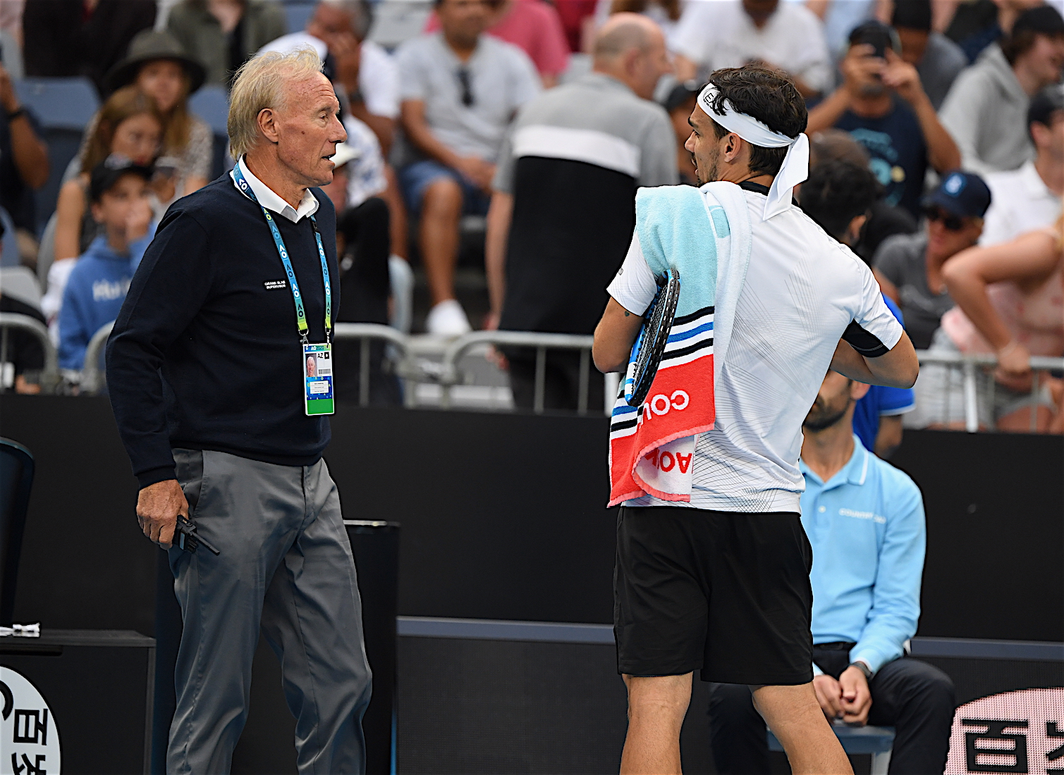 Australian Open 2020: Gerry Armstrong e Fabio Fognini