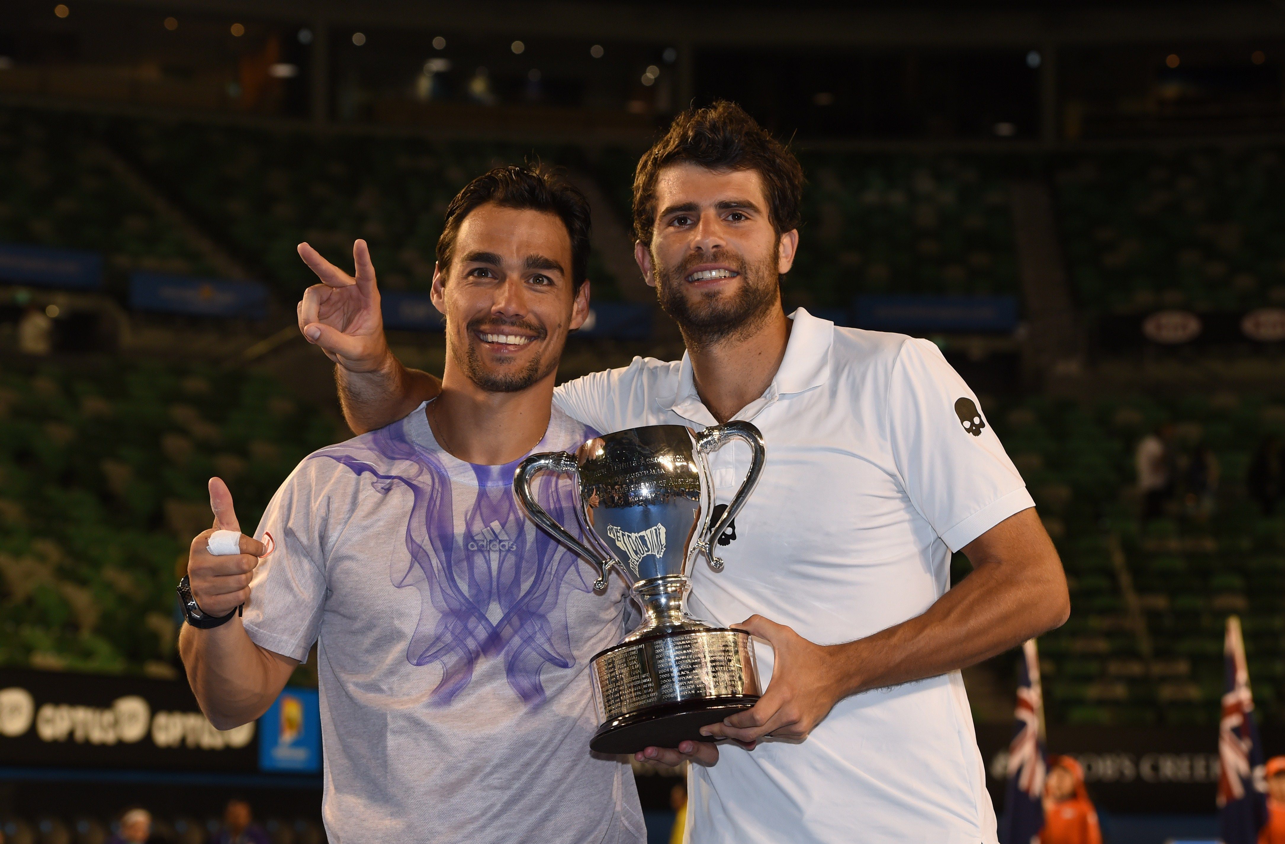 Fognini e Bolelli vincitori del doppio agli Australian Open 2015