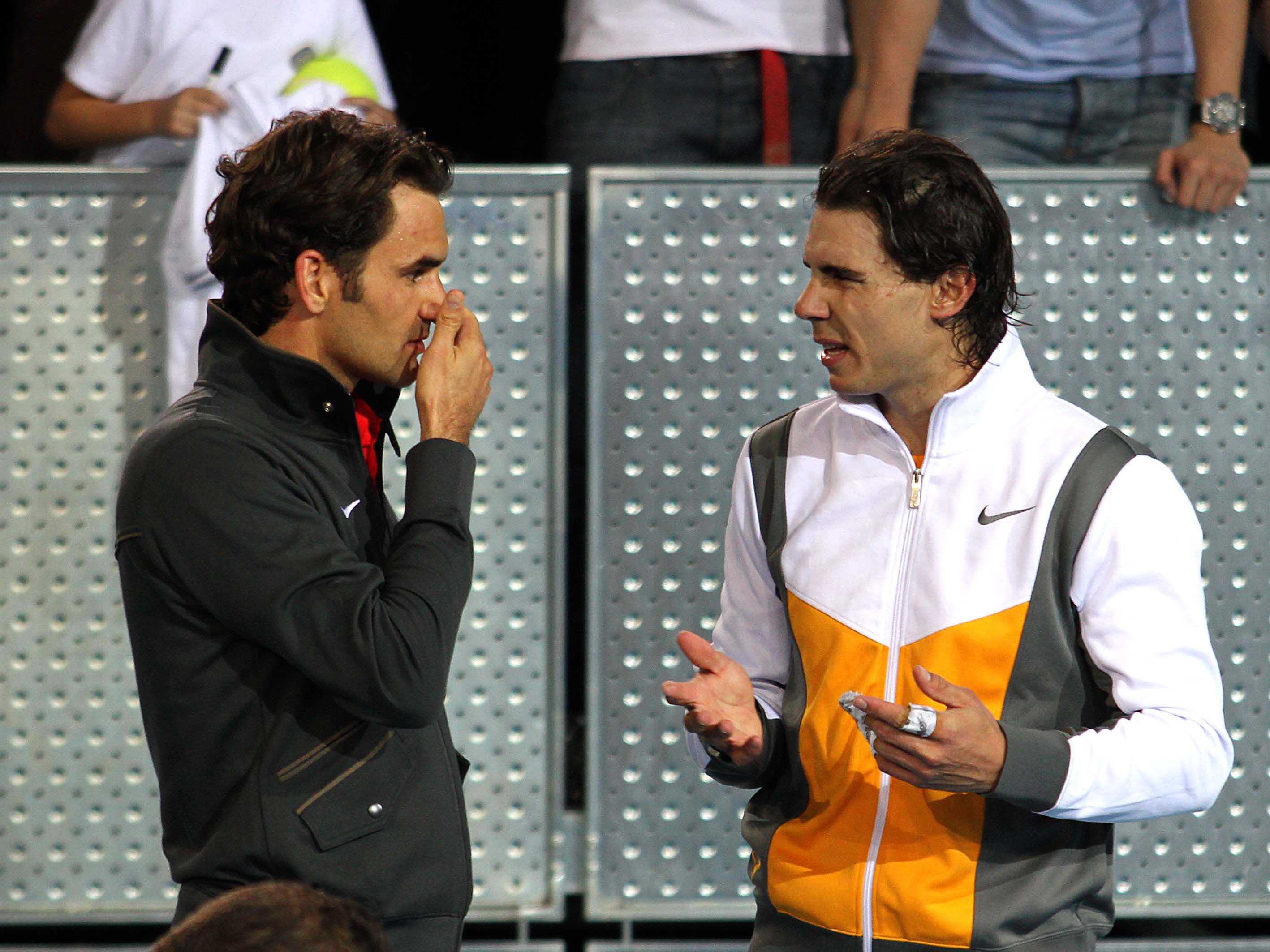 Roger Federer e Rafa Nadal, Madrid 2010