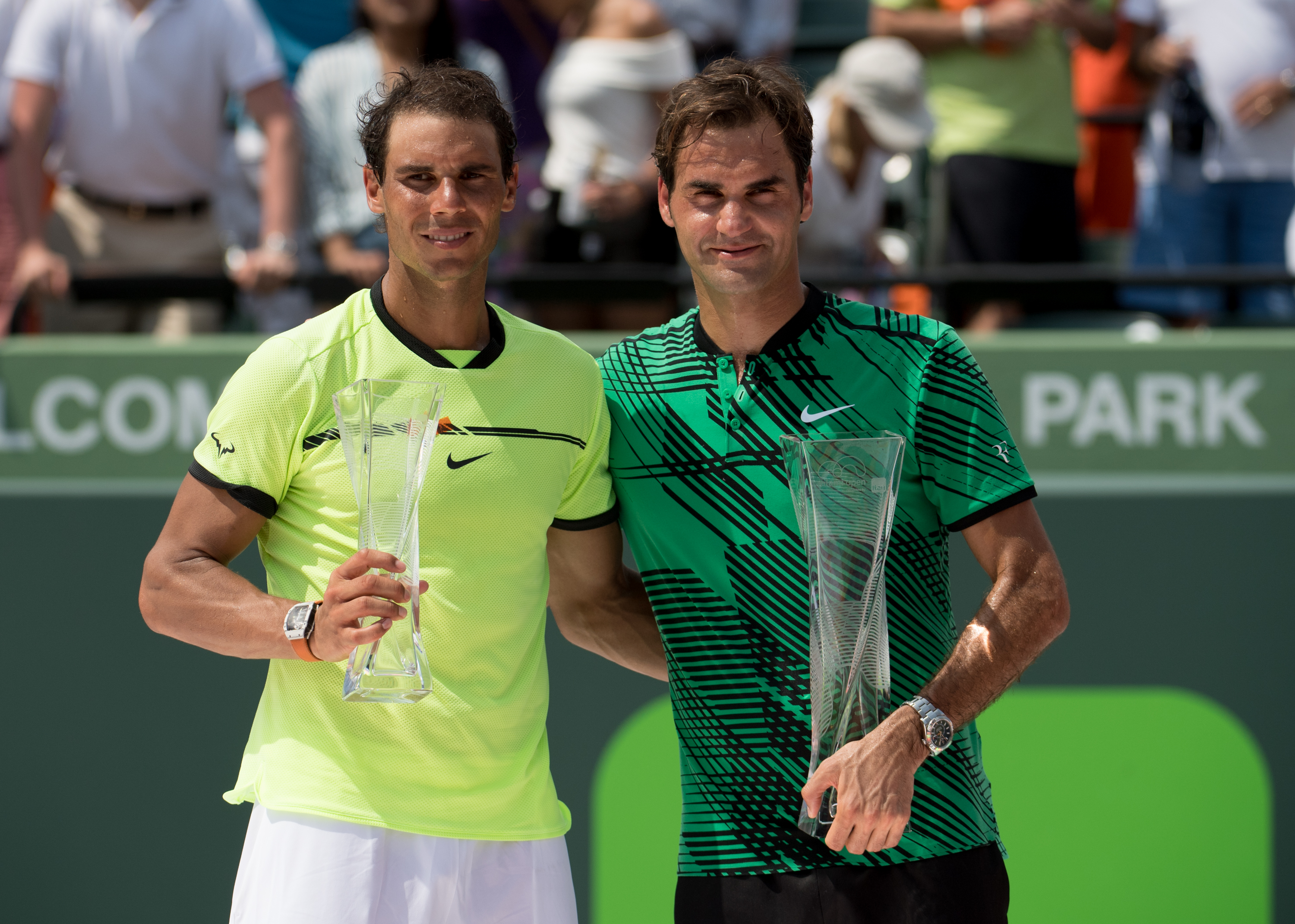 Roger Federer e Rafa Nadal, Miami 2017