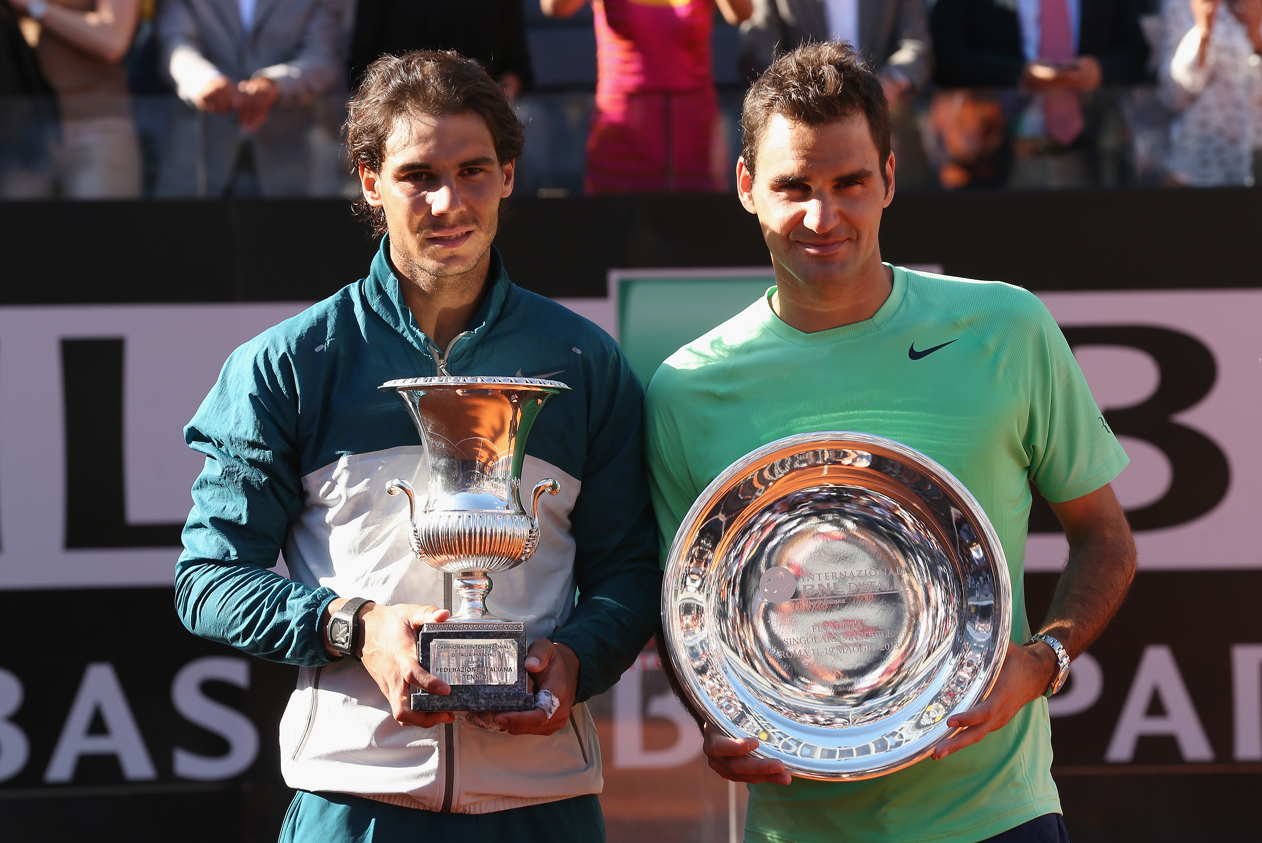 Roger Federer e Rafa Nadal, Roma 2013